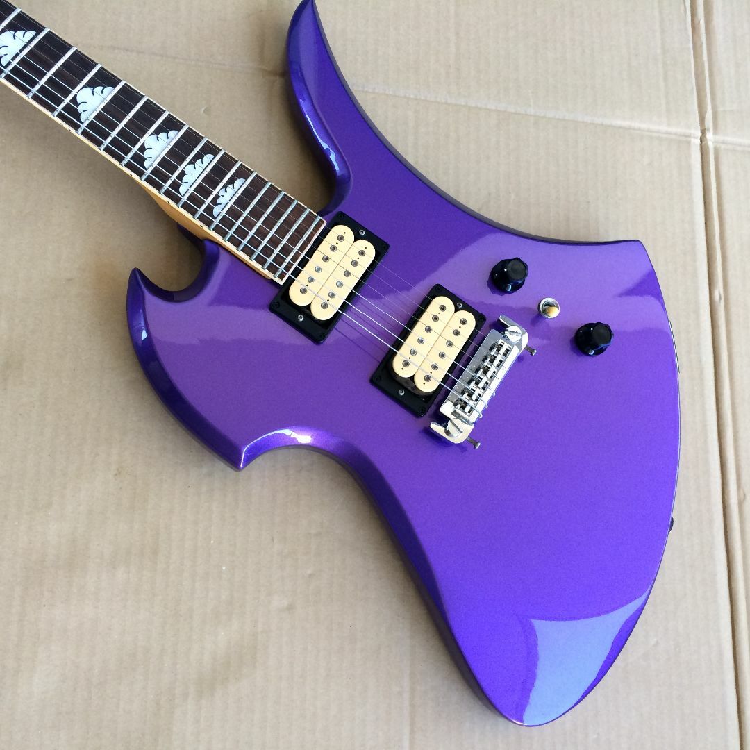 Fernandes(フェルナンデス)の激レア 初期 MG-XT Purple パープル  Burny モッキンバード 楽器のギター(エレキギター)の商品写真