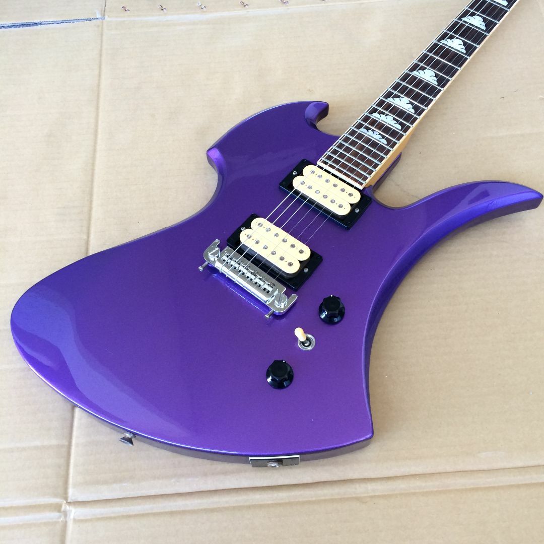 Fernandes(フェルナンデス)の激レア 初期 MG-XT Purple パープル  Burny モッキンバード 楽器のギター(エレキギター)の商品写真