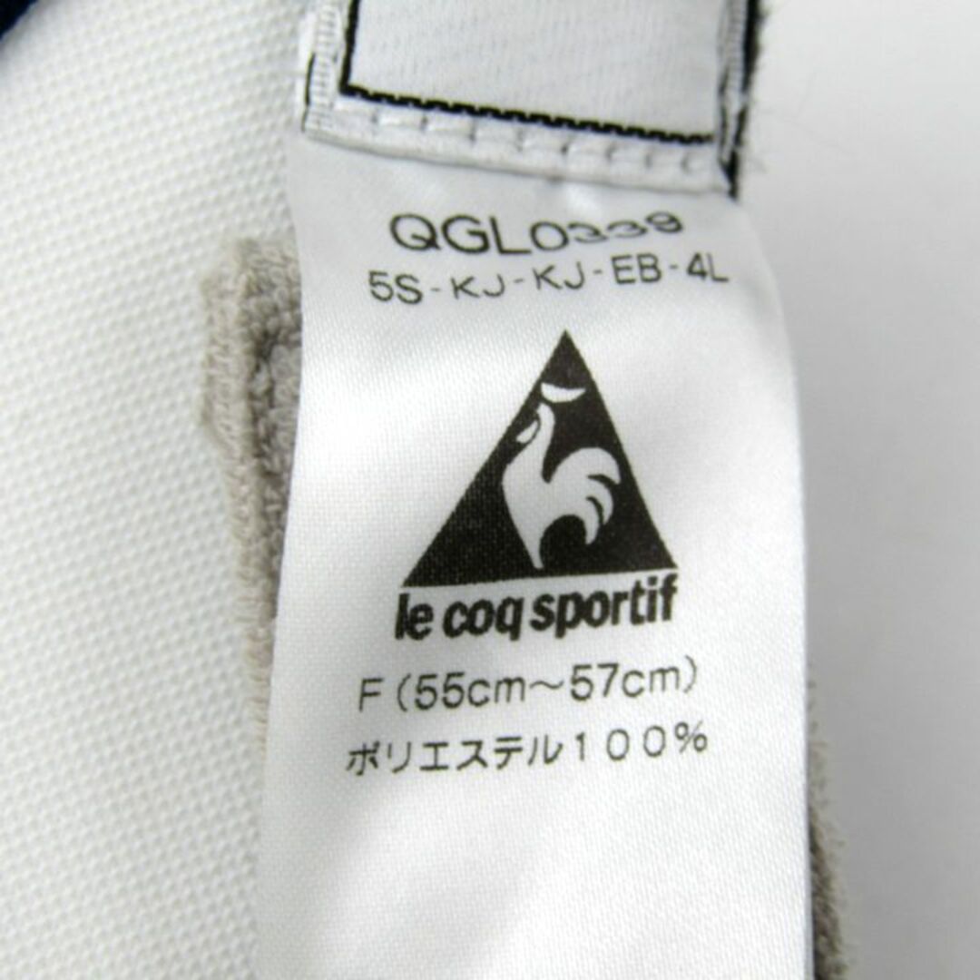 le coq sportif(ルコックスポルティフ)のルコックスポルティフ サンバイザー ゴルフウエア キャップ ブランド 帽子 レディース F(55cm~57cm)サイズ ホワイト le coq sportif レディースの帽子(その他)の商品写真