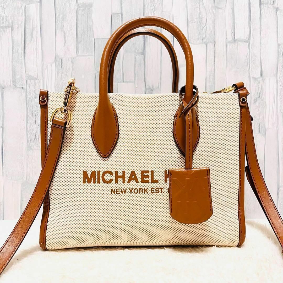 Michael Kors(マイケルコース)のマイケルコース トートバッグ ショルダーバッグ 2way スモール バニラ レディースのバッグ(トートバッグ)の商品写真