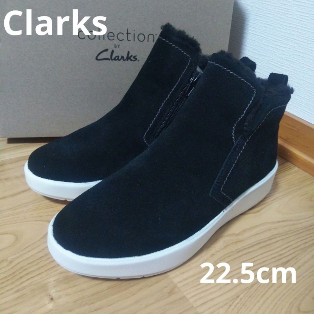 靴/シューズ新品17600円☆Clarks クラークス ショートブーツ スエード