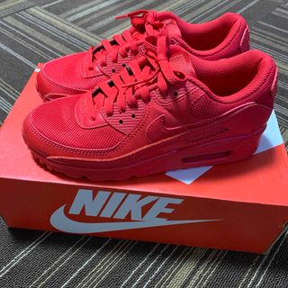 ナイキ(NIKE)のAIR MAX 90 ユニバーシティレッド(スニーカー)