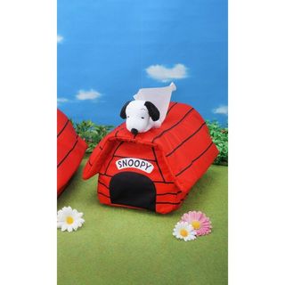 スヌーピー(SNOOPY)のスヌーピー　プレミアムハウスティッシュボックスカバー《うつぶせ》(キャラクターグッズ)