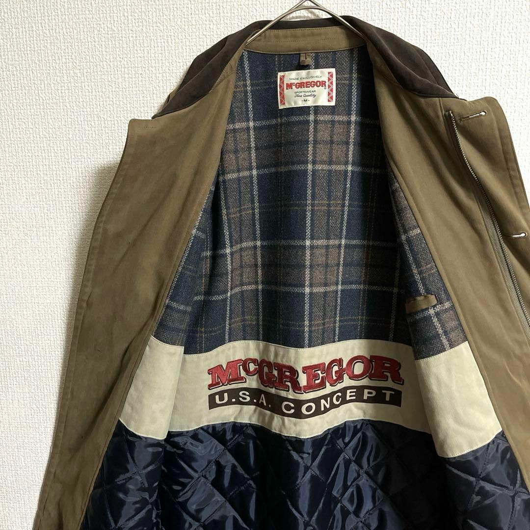 McGREGOR(マックレガー)のMcGREGOR ジャケット カバーオール 裏地 チェック デカロゴ メンズのジャケット/アウター(カバーオール)の商品写真