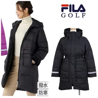 フィラ(FILA)の美品　FILA GOLF ダウンコート フード付き　ゴルフ(ダウンコート)