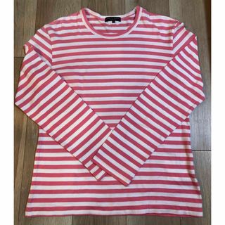 コムデギャルソンオムプリュス(COMME des GARCONS HOMME PLUS)のコムデギャルソン オムプリュス ボーダーロンＴ Sサイズ(Tシャツ/カットソー(七分/長袖))