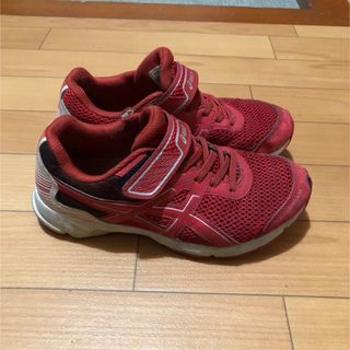 レーザービーム(LAZERBEAM（ASICS）)のアシックス レーザービーム 赤 21.5 サッカー 野球 レッド MIZUNO(スニーカー)