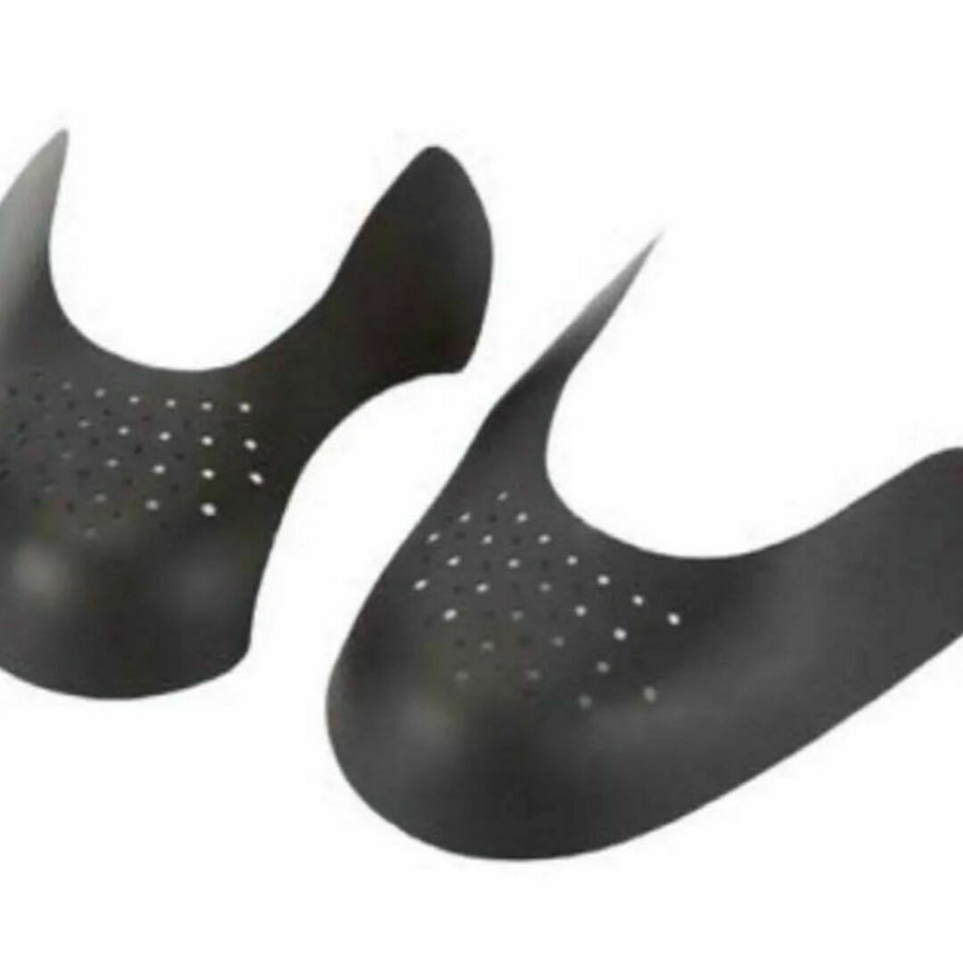 黒 シューズガード 履きジワ防止 5足10枚　シューキーパー　スニーカーシールド メンズの靴/シューズ(その他)の商品写真