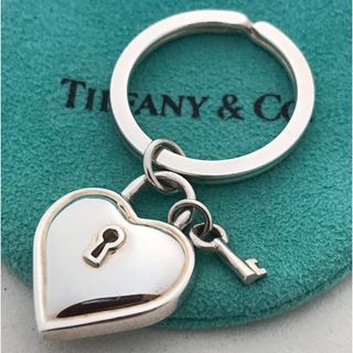 ティファニー(Tiffany & Co.)のTiffany ロックハートキー　キーホルダー美品(ネックレス)