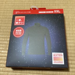 ユニクロ(UNIQLO)の新品　超極暖　ヒートテック　タートルネック　XXL ダークグレー　メンズ(その他)