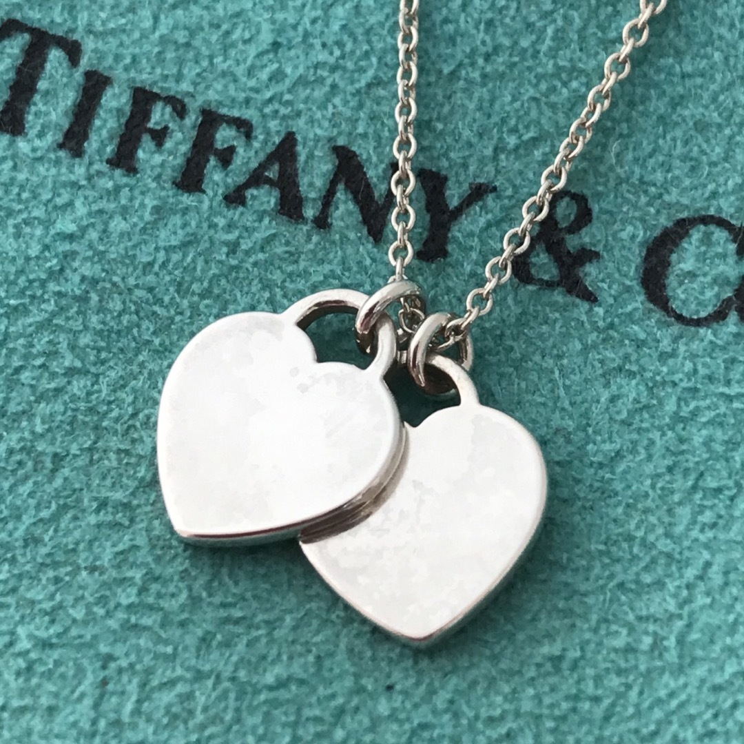 Tiffany & Co.(ティファニー)のTiffany リターントゥティファニー ダブルハートタグ ネックレス レディースのアクセサリー(ネックレス)の商品写真