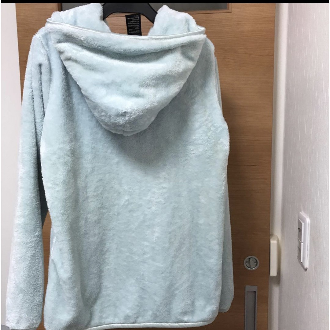 DOUBLE STANDARD CLOTHING(ダブルスタンダードクロージング)のダブスタ　もこもこパーカー　可愛い　フリース　秋冬　ジップアップ レディースのトップス(パーカー)の商品写真