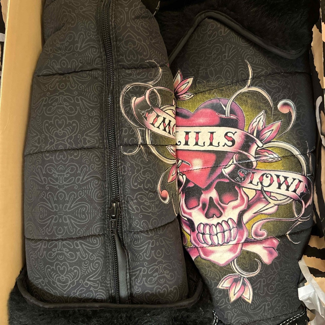 Ed Hardy(エドハーディー)のEd hardy ラブキル ムートンブーツ レディースの靴/シューズ(ブーツ)の商品写真