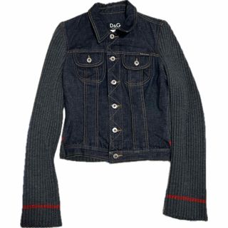 ドルチェアンドガッバーナ(DOLCE&GABBANA)のarchive dolce&gabbana denim  kint jacket(Gジャン/デニムジャケット)