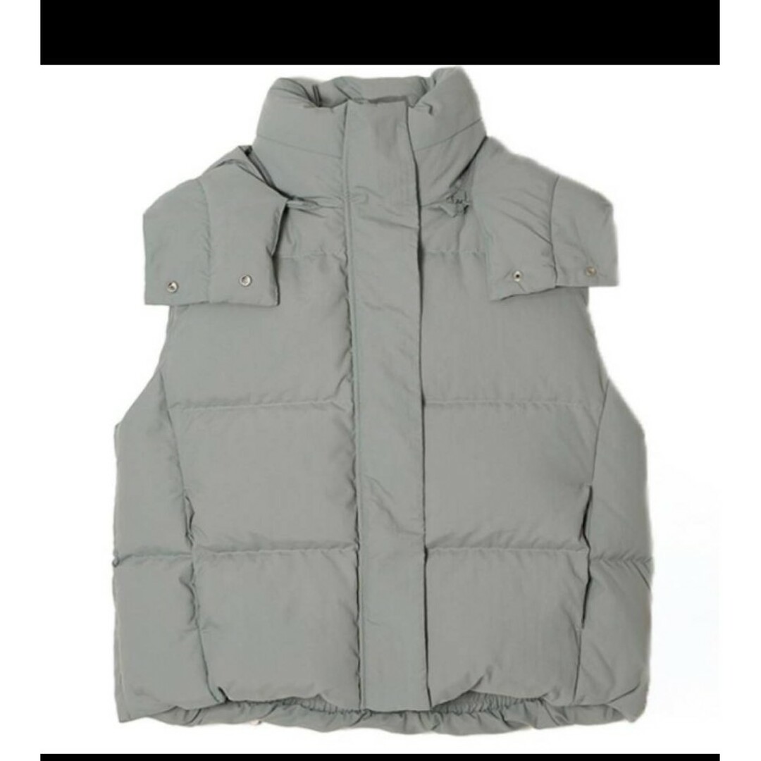 RANDEBOO - randeboo Hoodie puff vest グレーの通販 by 関関's RANDEBOO - randeboo Hoodie puff vest グレーの通販 by 関関's
