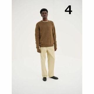 オーラリー(AURALEE)のAURALEE WASHED FRENCH MERINO KNIT P/O 4(ニット/セーター)