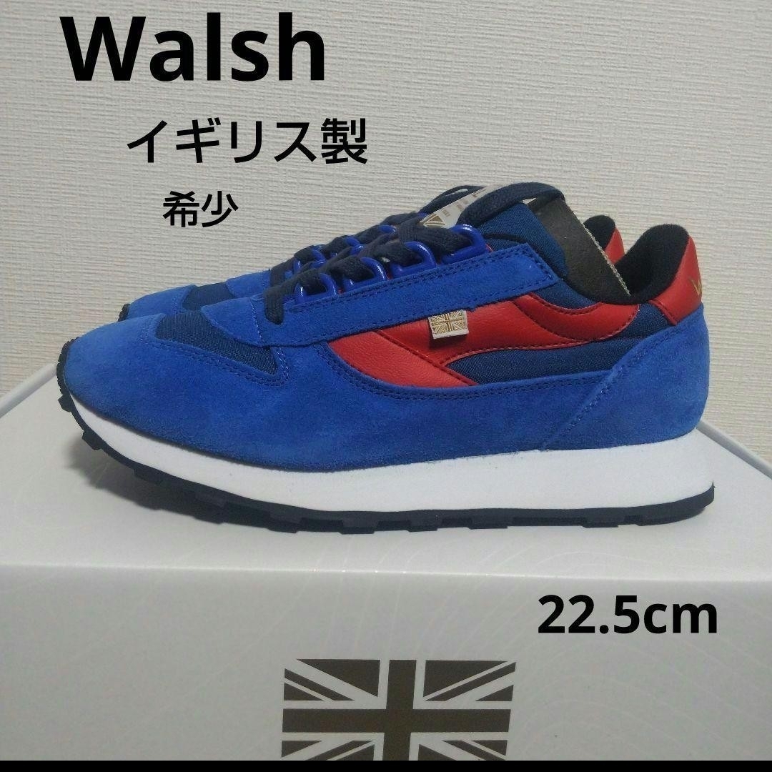 Walsh(ウォルシュ)の新品25300円☆walsh ウォルシュ スニーカー 青 イギリス製 レディースの靴/シューズ(スニーカー)の商品写真