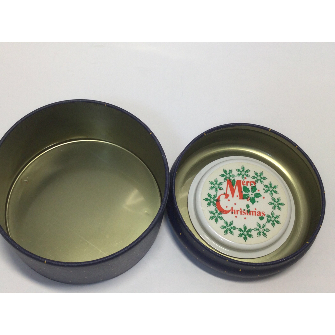 クリスマスベア Xmas can 缶 インテリア/住まい/日用品のインテリア小物(その他)の商品写真