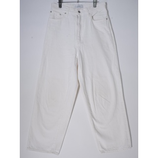 エーピーストゥディオ(AP STUDIO)のJOHNBULLジョンブル AP STUDIO（アパルトモンL'Appartement）購入2022SS 12oz ワイドジーンズ（ホワイトデニム）【28】【LDNA73572】(デニム/ジーンズ)