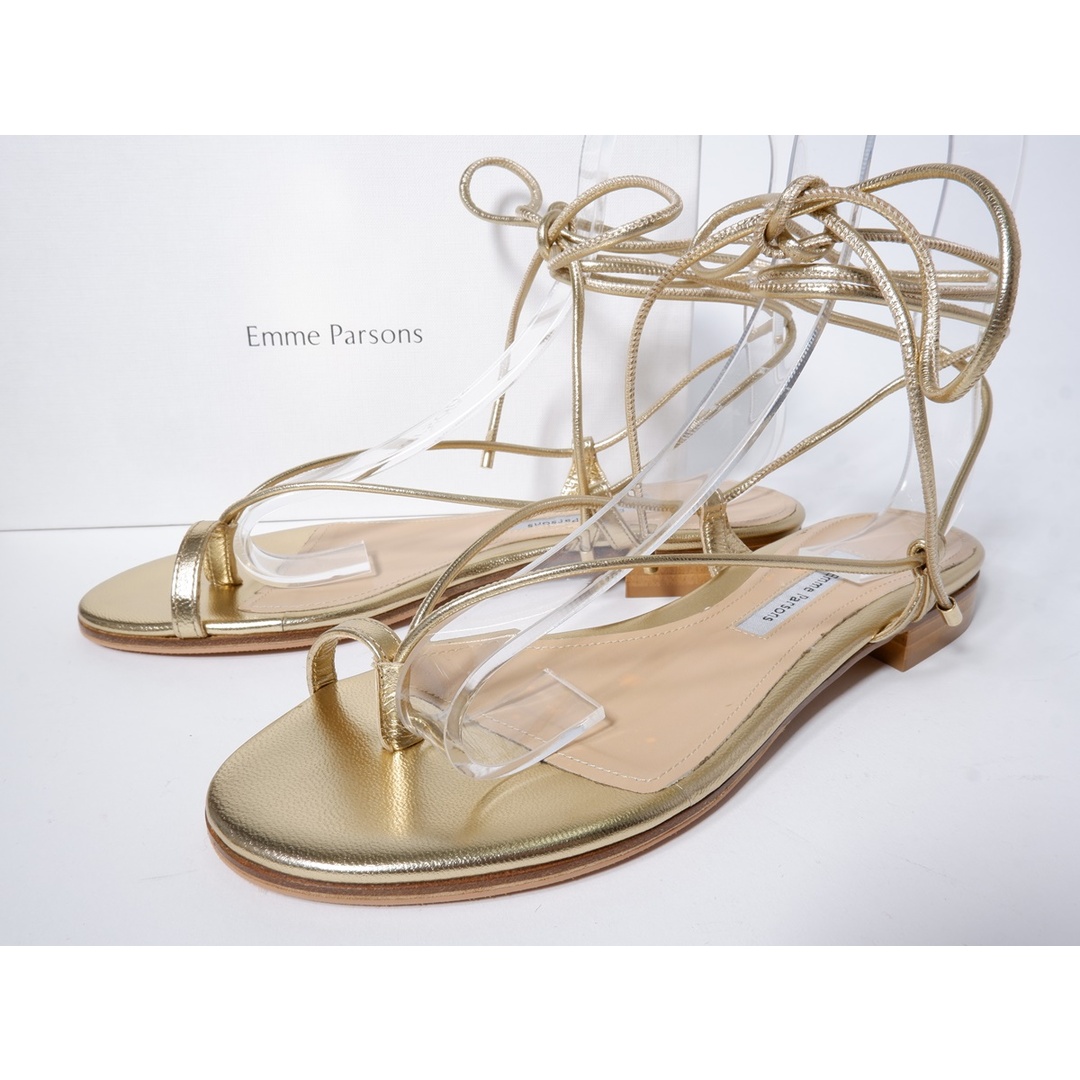 DEUXIEME CLASSE(ドゥーズィエムクラス)のEMME PARSONSエマ パーソンズ ドゥーズィエムクラス購入2019SS LACE UP SANDALレースアップサンダル未使用品【38】【LFWA73391】 レディースの靴/シューズ(その他)の商品写真