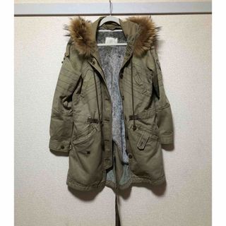 ルシェルブルー(LE CIEL BLEU)のLE CIEL BLEU モッズコートルシェルブルーSLY カーキ moussy(モッズコート)