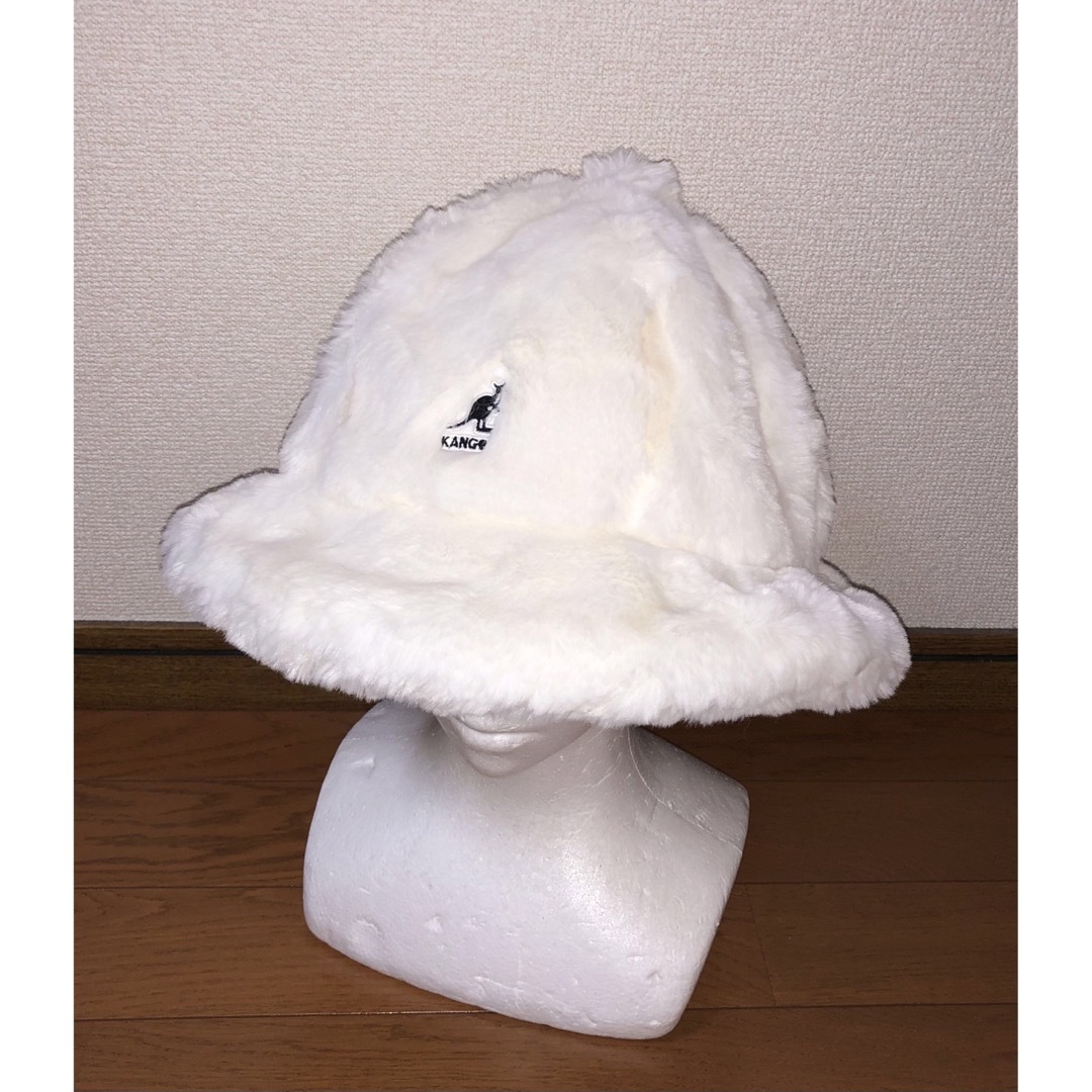 XL 新品 KANGOL Faux Fur Casual バケットハット ファー帽子
