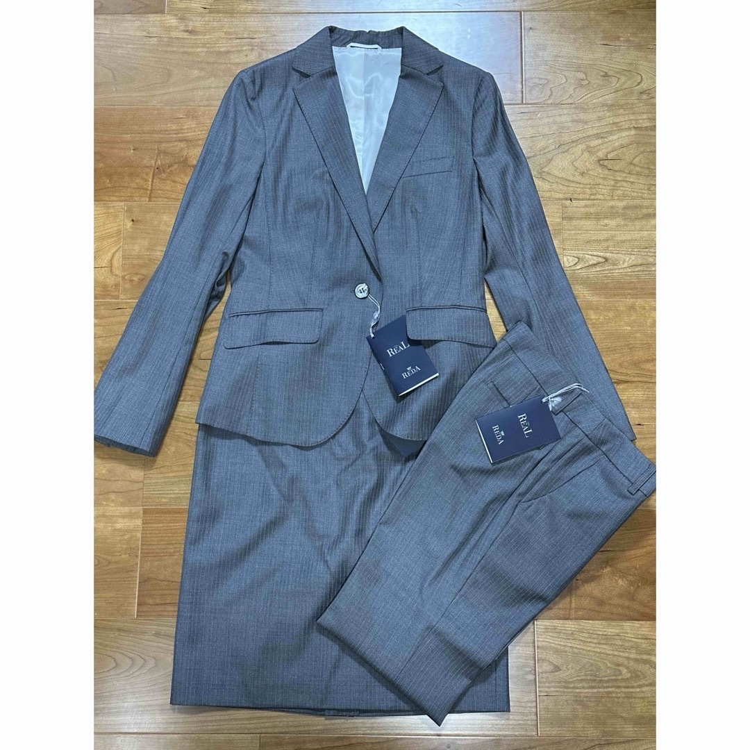 THE SUIT COMPANY - 【新品未使用】REDA ウールレディーススーツ3点