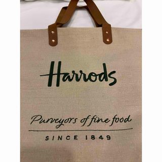 ハロッズ(Harrods)のHarrods ハロッズ　トートバック　レザーハンドル(トートバッグ)