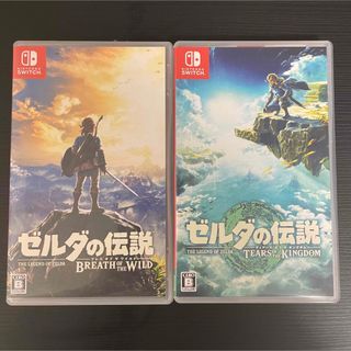 ニンテンドースイッチ(Nintendo Switch)のゼルダの伝説 ブレスオブザワイルド / ティアーズオブザキングダム　セット (家庭用ゲームソフト)