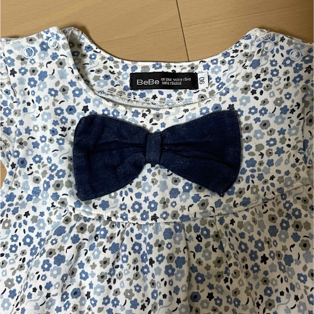 BeBe(ベベ)のBebe   女の子　花柄ワンピース キッズ/ベビー/マタニティのキッズ服女の子用(90cm~)(ワンピース)の商品写真