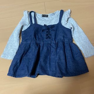 ベベ(BeBe)のBebe　女の子　長袖カットソーとキャミ(Tシャツ/カットソー)