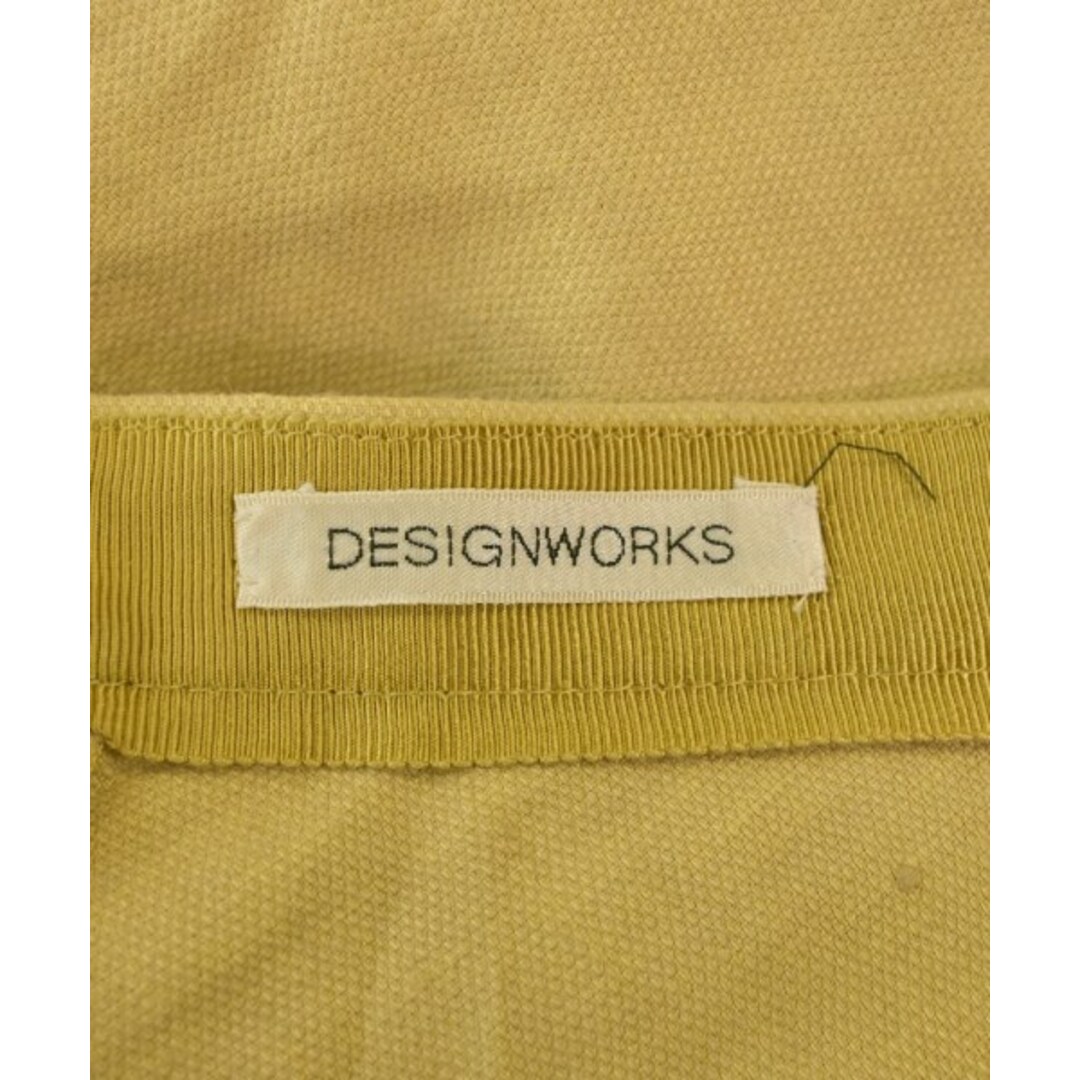 DESIGNWORKS(デザインワークス)のDESIGNWORKS ロング・マキシ丈スカート 38(M位) 黄 【古着】【中古】 レディースのスカート(ロングスカート)の商品写真