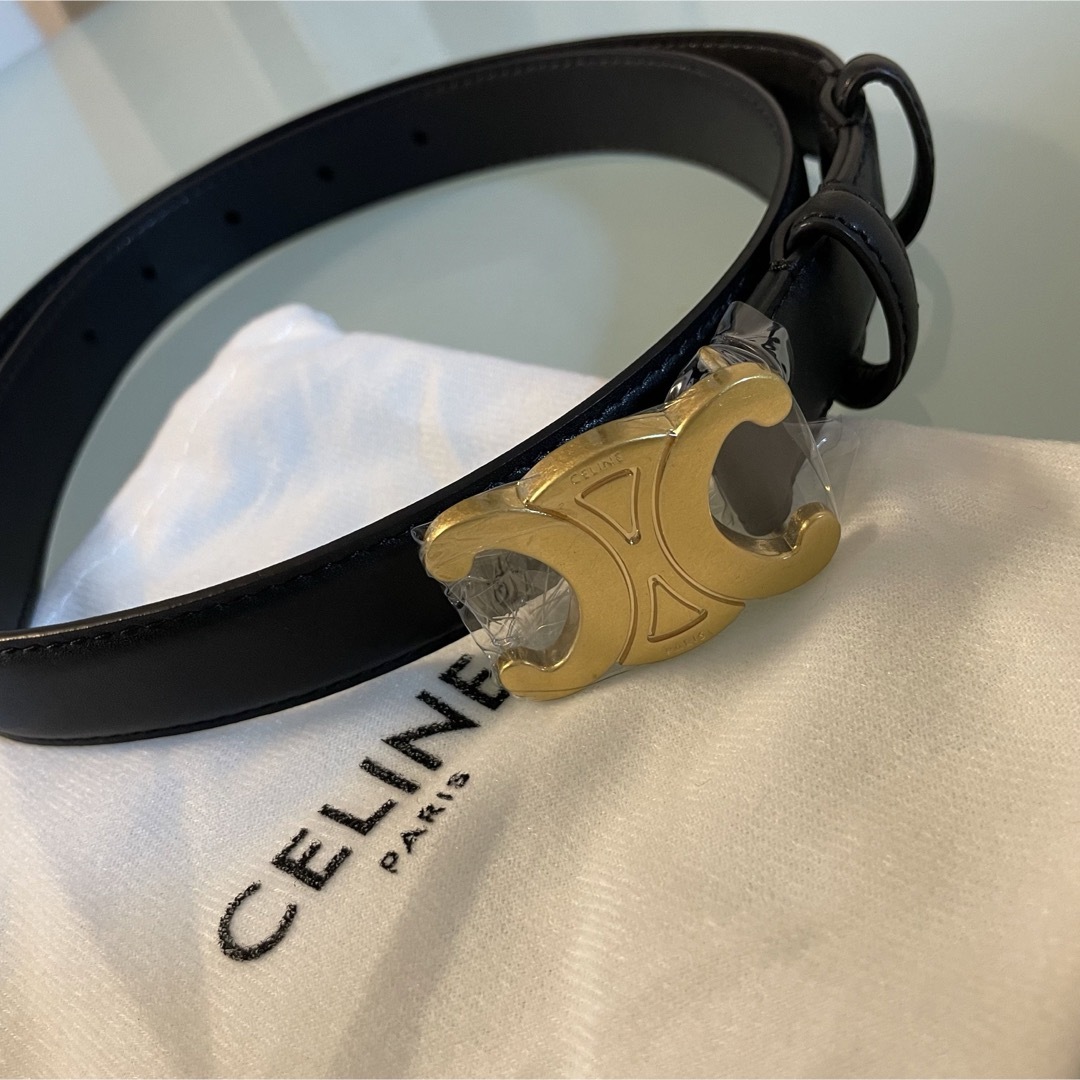 肌触りがいい トリオンフベルト 新品未使用 ベルト CELINE スモール ...