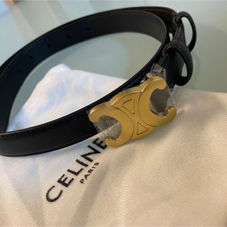 セリーヌ(celine)の新品未使用 CELINE セリーヌ ブラック ベルトノベルティ(ベルト)