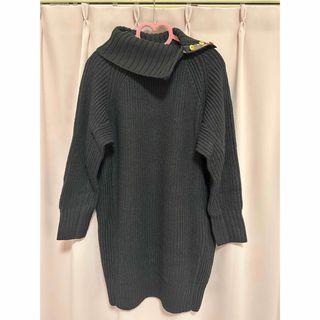 ブルーレーベルクレストブリッジ(BLUE LABEL CRESTBRIDGE)のブルーレーベルクレストブリッジ 膝丈ニットワンピース(ひざ丈ワンピース)