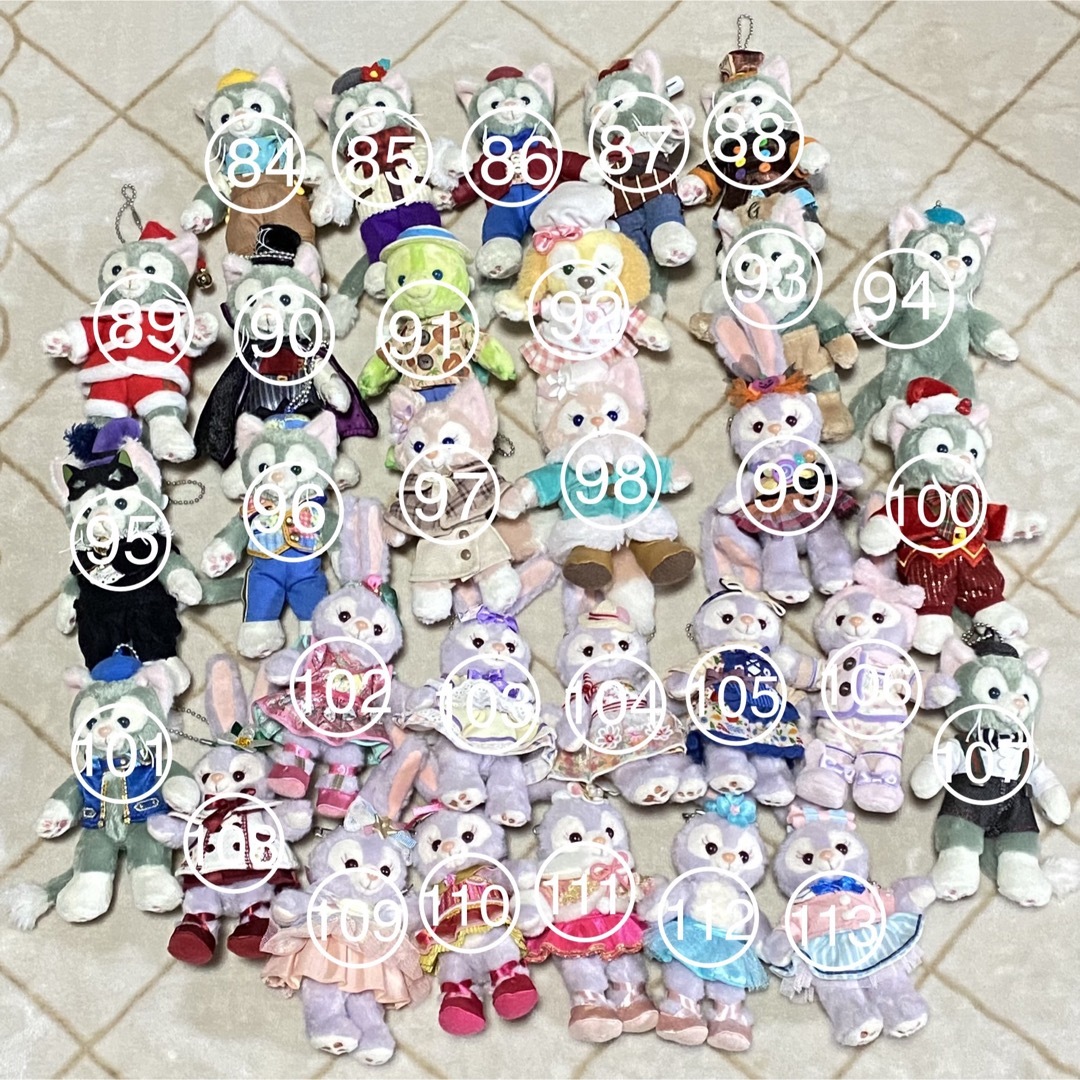 ダッフィー - 【計116個】 ダッフィー シェリーメイ フレンズ ぬいば