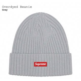 シュプリーム(Supreme)のSupreme Overdyed Beanie Grey(ニット帽/ビーニー)