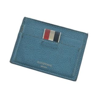 トムブラウン(THOM BROWNE)のTHOM BROWNE トムブラウン カードケース - 青系 【古着】【中古】(名刺入れ/定期入れ)