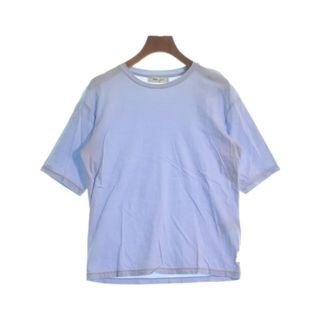 デミルクスビームス(Demi-Luxe BEAMS)のDemi-Luxe BEAMS Tシャツ・カットソー -(M位) 水色 【古着】【中古】(カットソー(半袖/袖なし))