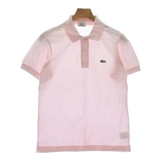 ラコステ(LACOSTE)のLACOSTE ラコステ ポロシャツ 2(S位) ピンク 【古着】【中古】(ポロシャツ)