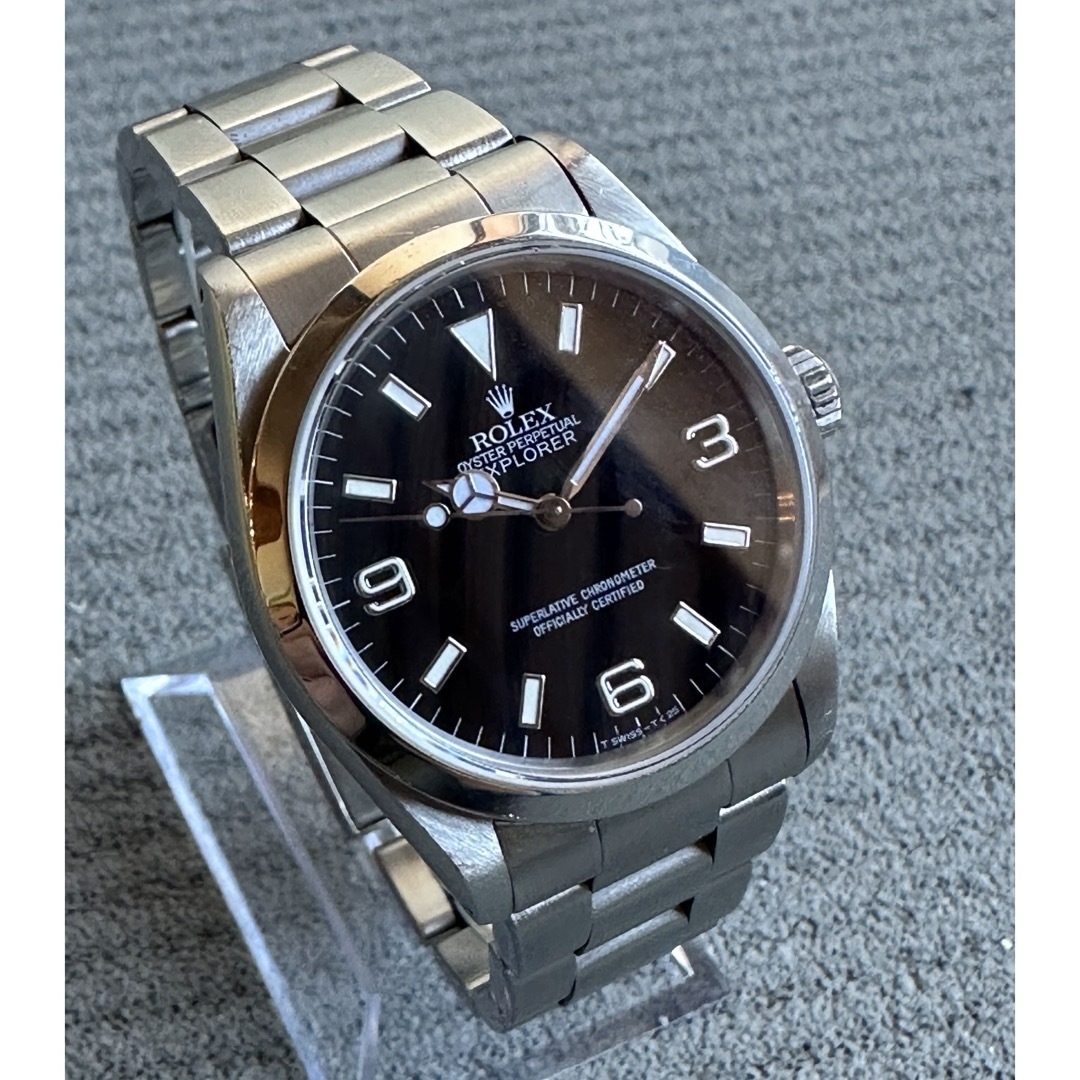 ROLEX(ロレックス)の【美品】ロレックス ROLEX エクスプローラー1 14270 X番 横穴あり メンズの時計(腕時計(アナログ))の商品写真