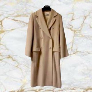 マックスマーラ(Max Mara)の美品SALE マックスマーラ　ベージュコート36(チェスターコート)