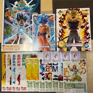 ドラゴンボール(ドラゴンボール)の新品未開封 ドラゴンボール 一番くじ B賞 孫悟空 フィギュア C賞 黒衣の戦士(アニメ/ゲーム)