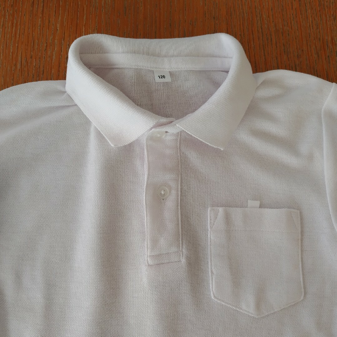 ポロシャツ長袖　120 キッズ/ベビー/マタニティのキッズ服男の子用(90cm~)(Tシャツ/カットソー)の商品写真