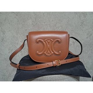 セリーヌ(celine)のセリーヌ CELINE フォルコ キュイル トリオンフ  スムースカーフスキン(ショルダーバッグ)