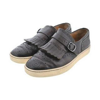 サントーニ(Santoni)のSANTONI サントーニ スニーカー UK5 1/2(24cm位) こげ茶 【古着】【中古】(スニーカー)