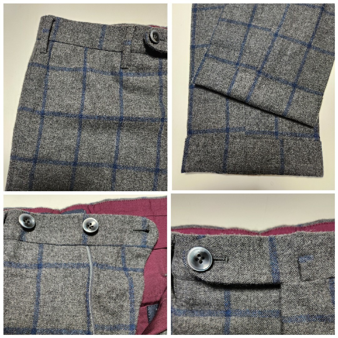 新品】GTA BEAMS F別注 ウール ウィンドウ・ペンチェック 48 秋冬 新品】GTA BEAMS F別注 ウール ウィンドウ・ペンチェック 48 秋冬