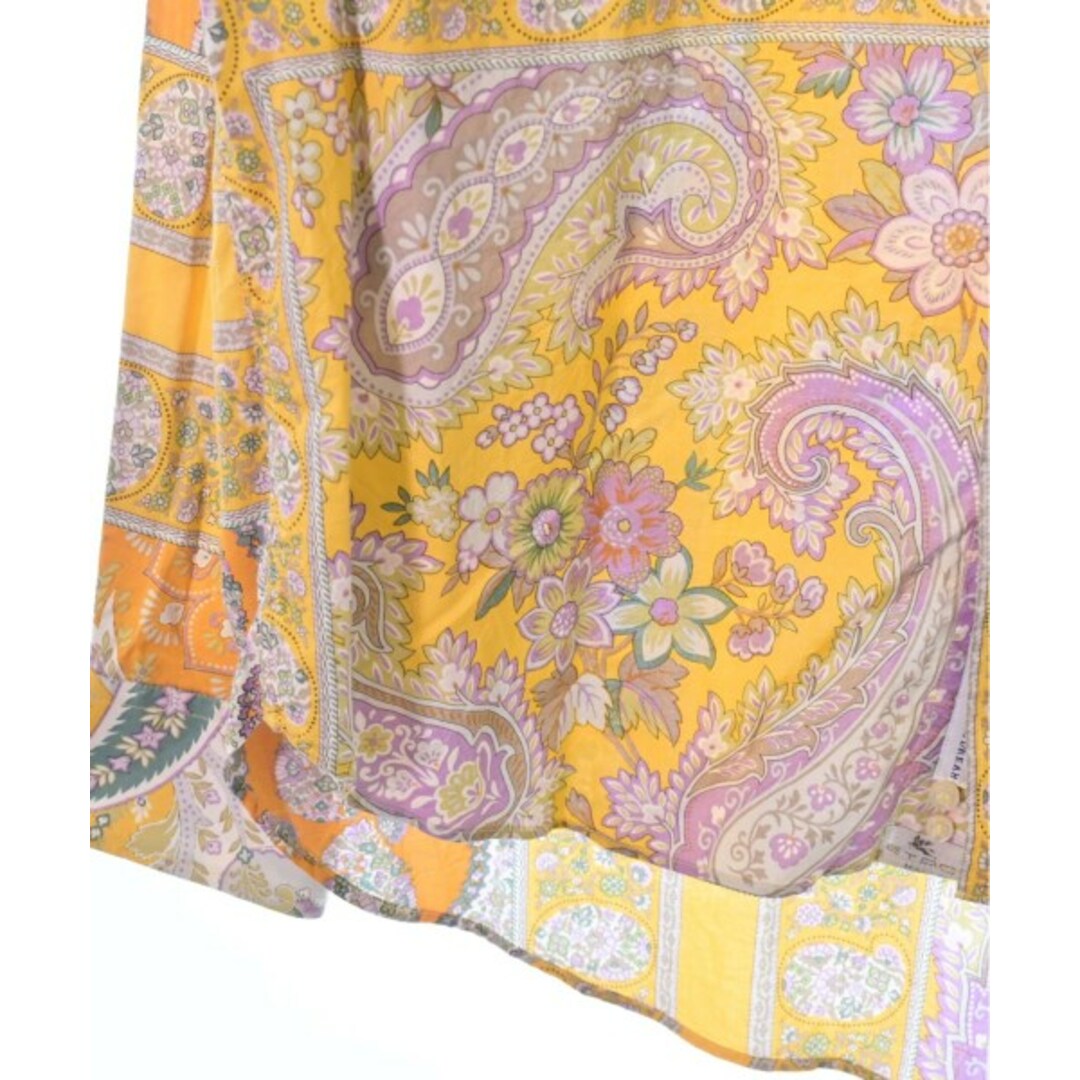 ETRO(エトロ)のETRO エトロ カジュアルシャツ XL 黄x紫xオレンジ等(ペイズリー) 【古着】【中古】 メンズのトップス(シャツ)の商品写真