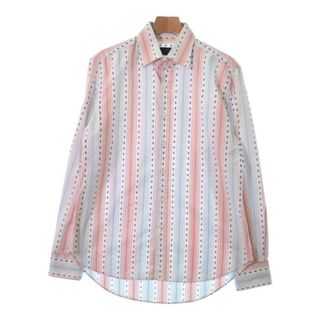 エトロ(ETRO)のETRO エトロ カジュアルシャツ L 白x赤x水色等(総柄) 【古着】【中古】(シャツ)