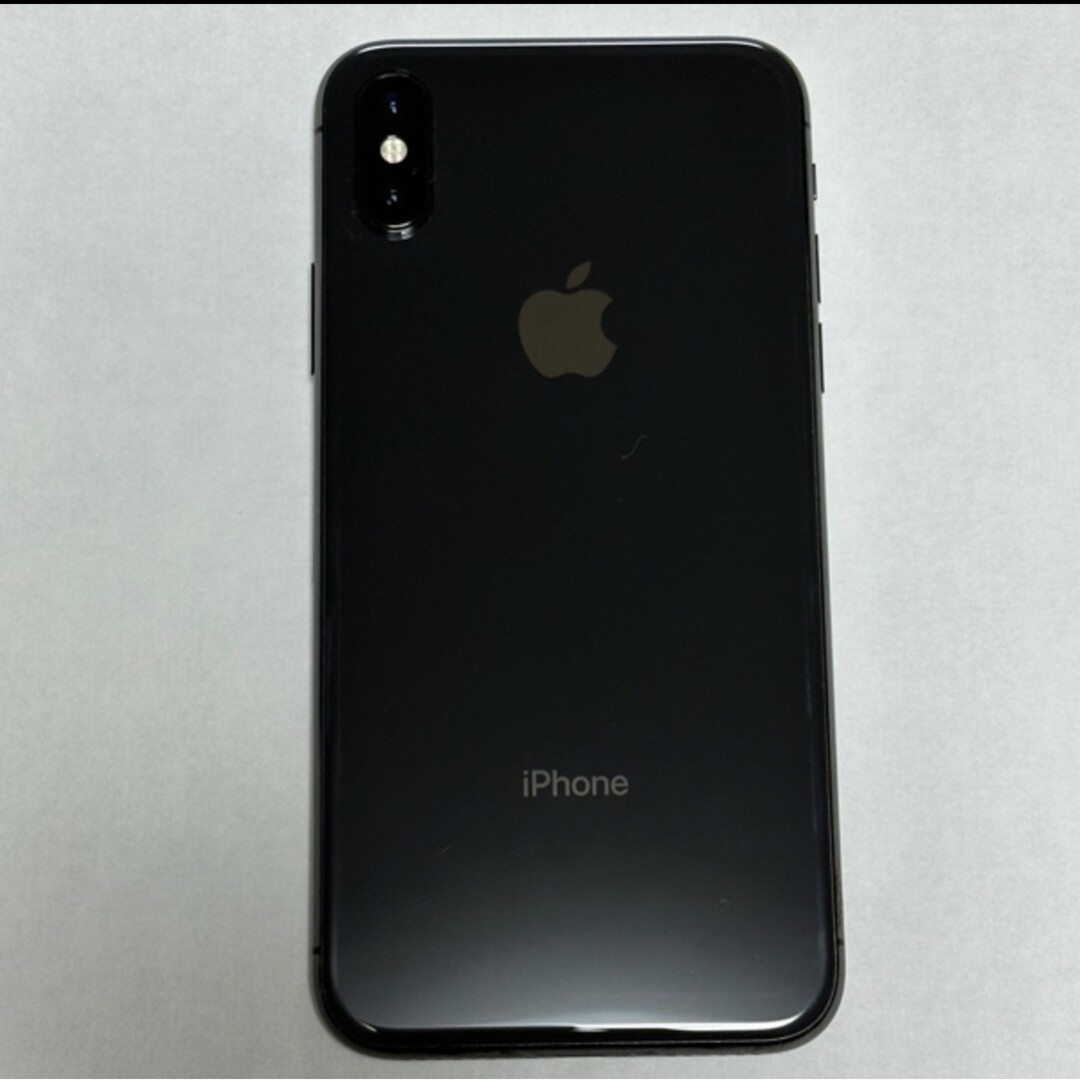 美品！Apple アップル iPhoneX 256GB スペースグレイ MQC1の通販 by